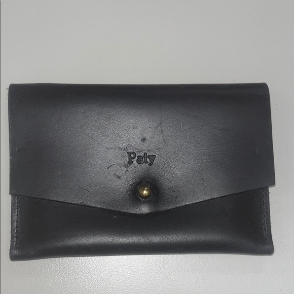 Labarrere Paty Black Leather Wallet cards and cash holder / small - Picture 1 of 9